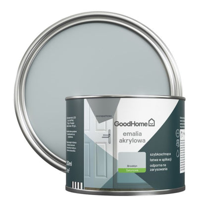GoodHome Brooklyn akryl-emalje, pletresistent, 0,25 l