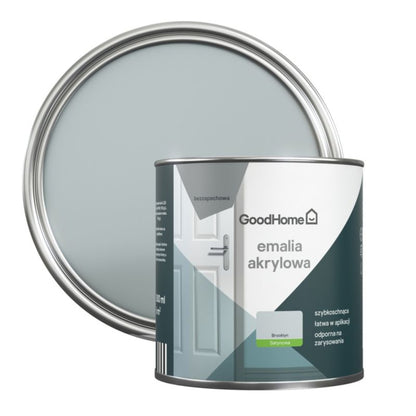 GoodHome Brooklyn akryl-emalje, pletresistent, 0,5 l
