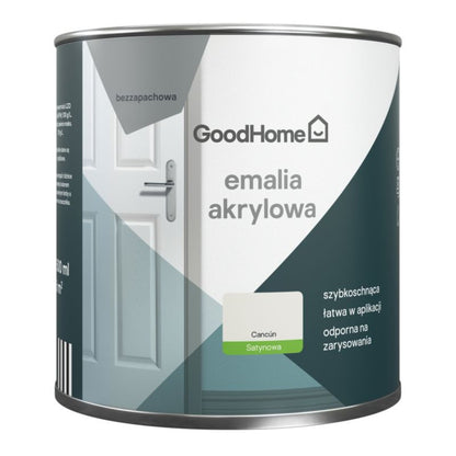 GoodHome Cancun akryl-emalje, pletresistent, 0,5 l