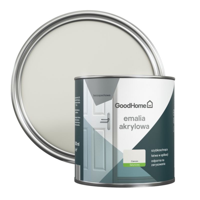GoodHome Cancun akryl-emalje, pletresistent, 0,5 l