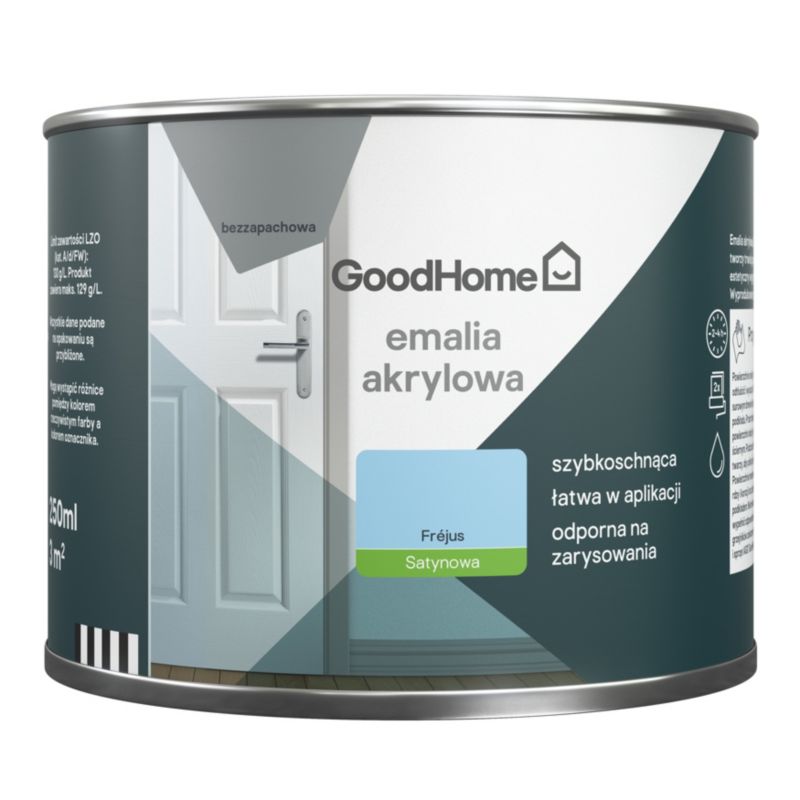 GoodHome Frejus akryl-emalje, pletresistent, 0,25 l