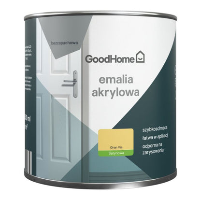 GoodHome Gran Via akryl-emalje, pletresistent, 0,5 l