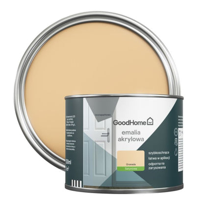 GoodHome Granada akryl-emalje, pletresistent, 0,25 l