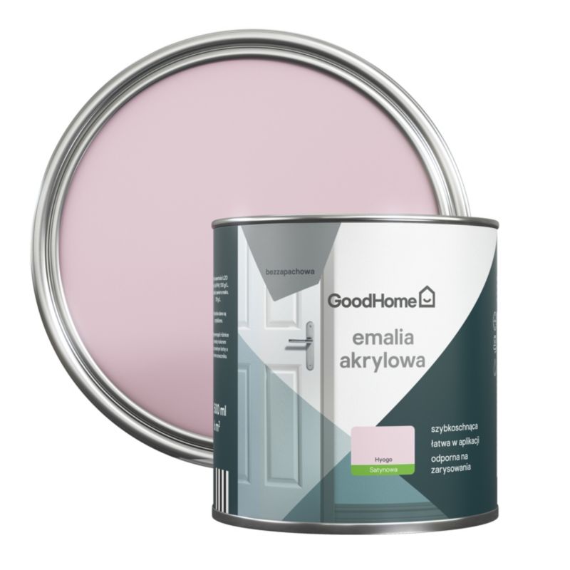 GoodHome Hyogo akryl-emalje, pletresistent, 0,5 l