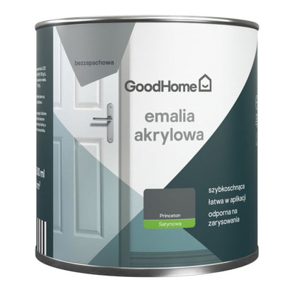 GoodHome Princeton akryl-emalje, pletresistent, 0,5 l