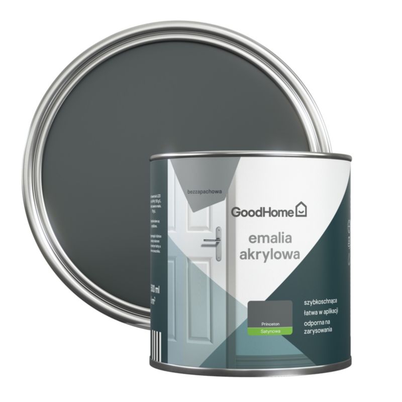 GoodHome Princeton akryl-emalje, pletresistent, 0,5 l