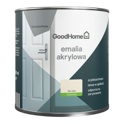 GoodHome San Jose akryl-emalje, pletresistent, 0,5 l
