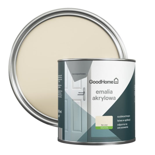 GoodHome San Jose akryl-emalje, pletresistent, 0,5 l