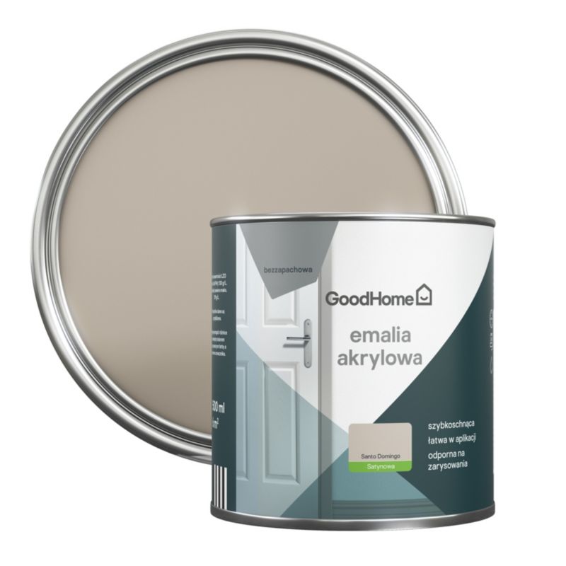 GoodHome Santo Domingo akryl-emalje, pletresistent, 0,5 l
