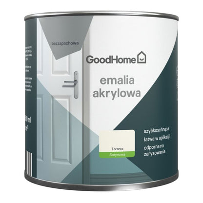 GoodHome Toronto akryl-emalje, pletresistent, 0,5 l