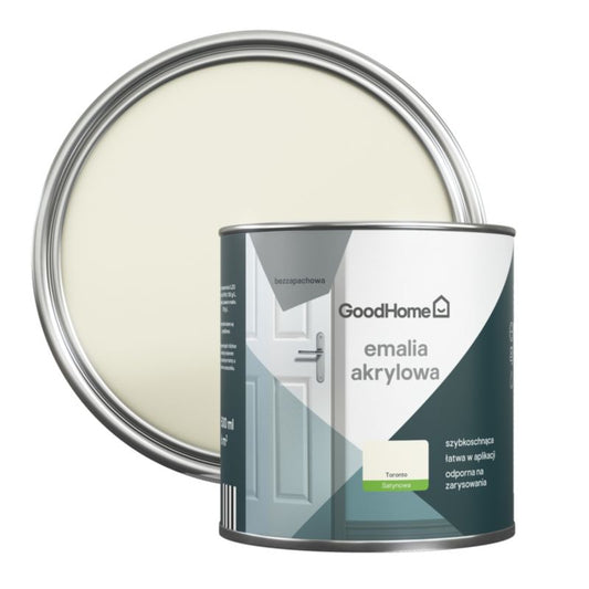GoodHome Toronto akryl-emalje, pletresistent, 0,5 l