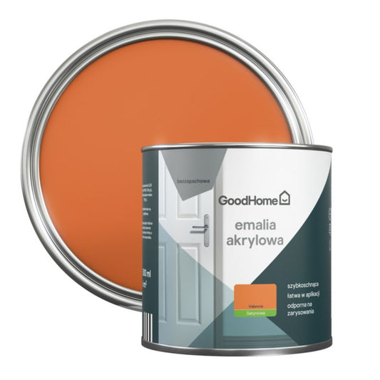 GoodHome Valencia akryl-emalje, pletresistent, 0,5 l