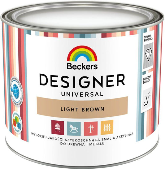 Beckers universalemalje i lys brun 0,5 l