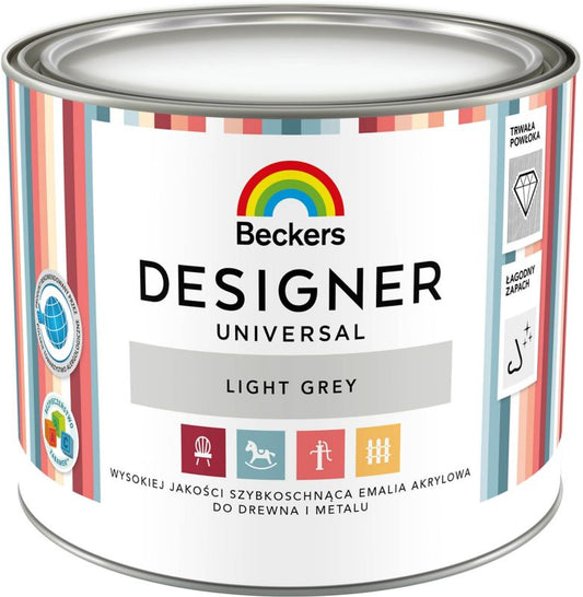 Beckers Light Grey emalje 0,5 l