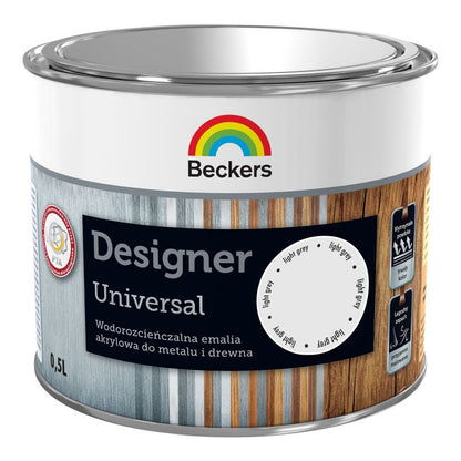 Beckers Light Grey emalje 0,5 l