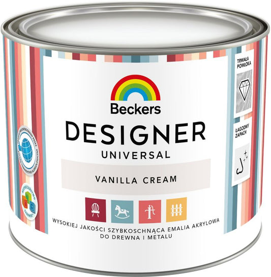 Beckers Vanilla Cream emalje 0,5 l