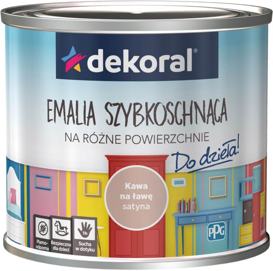 Dekoral Do dzieła emalje i farve i farven "Kaffe på bordet" 0,5 l
