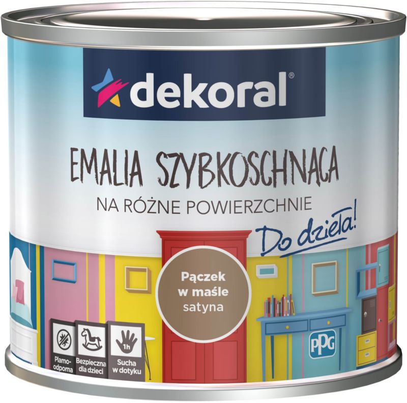 Dekoral Do dzieła emalje i farve i farven 'Pączek w maśle' 0,5 l