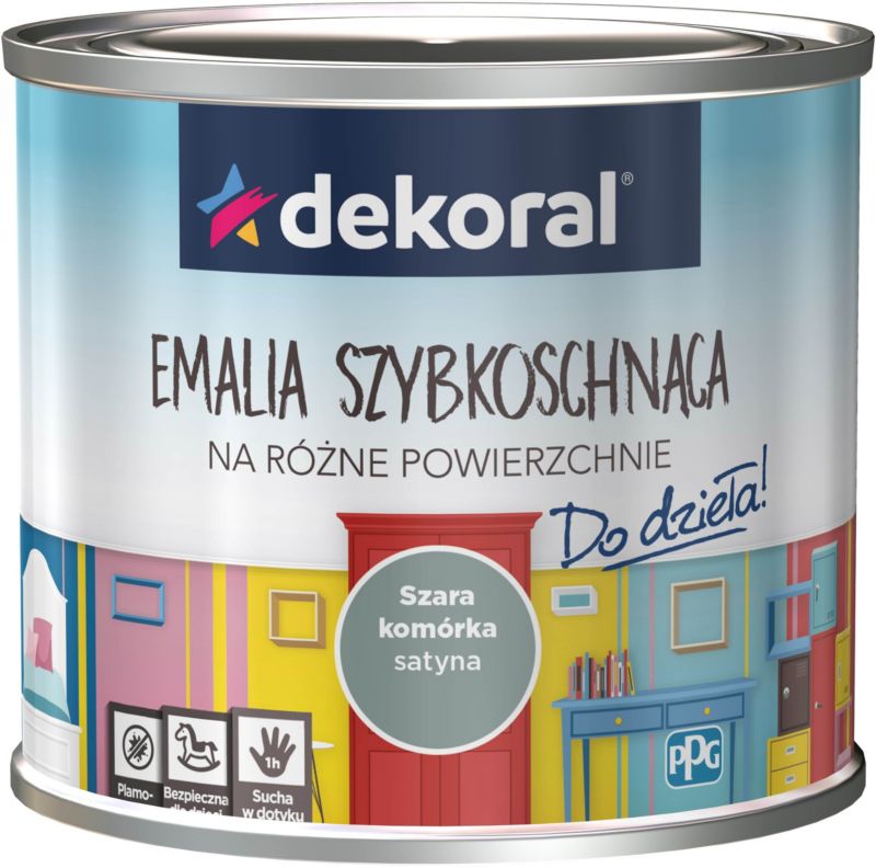 Dekoral Do Dzieła universalemalje i farven "Grå Celle" 0,5 l