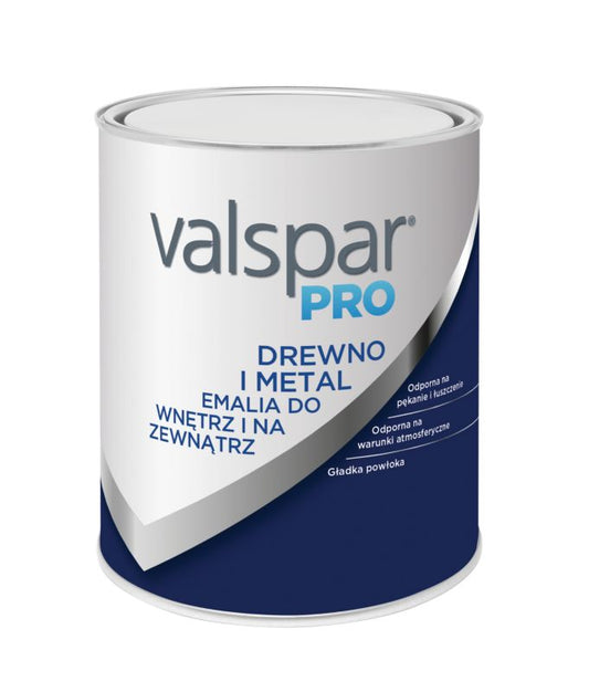 Valspar Pro emalje til træ og metal til indendørs og udendørs brug 1 l blank B1