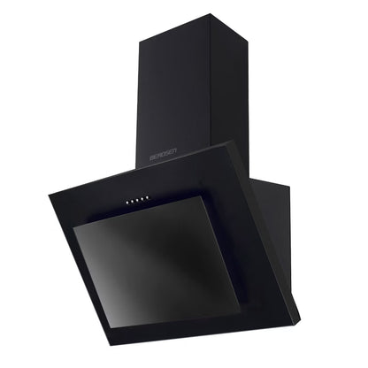 Emhætte Væghængt 60 cm Sort Glas LED BT-215
