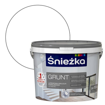 Emulsionsgrunder Śnieżka Grunt hvid 10 l
