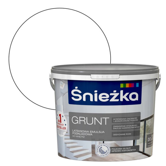 Snežka Grunt hvid grundemulsion 5 l