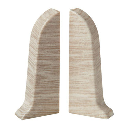 Endekappe til fodpanel 57 mm Decor 475 2 stk.