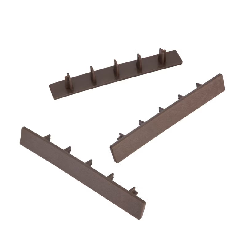 Endekapper Neva 145x21 mm Chokoladebrun 10 Stk.