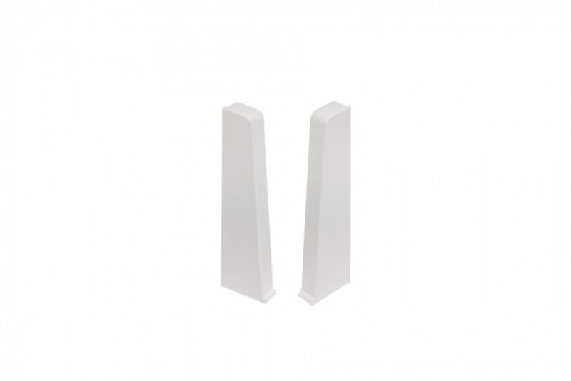 Endestykke til fodliste Hi Line Prestige 75 mm Hvid Mat | 5907684612503