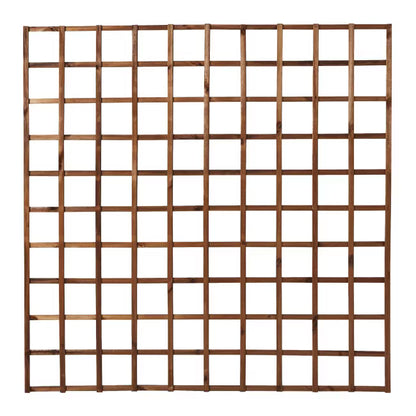 Espalier 180x180 cm Brun Fyrretræ