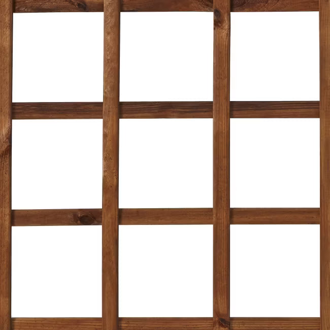 Espalier 180x180 cm Brun Fyrretræ