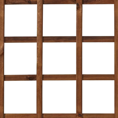Espalier 180x180 cm Brun Fyrretræ