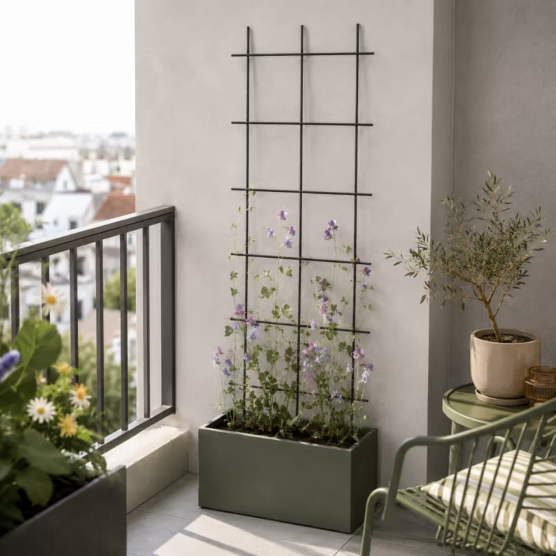 Espalier Stål 45x150 cm Grøn