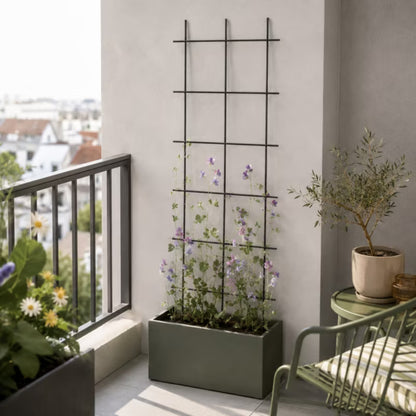 Espalier Stål 45x150 cm Grøn