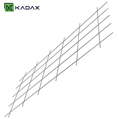 Espalier til Klatreplanter 75x150 cm Stål