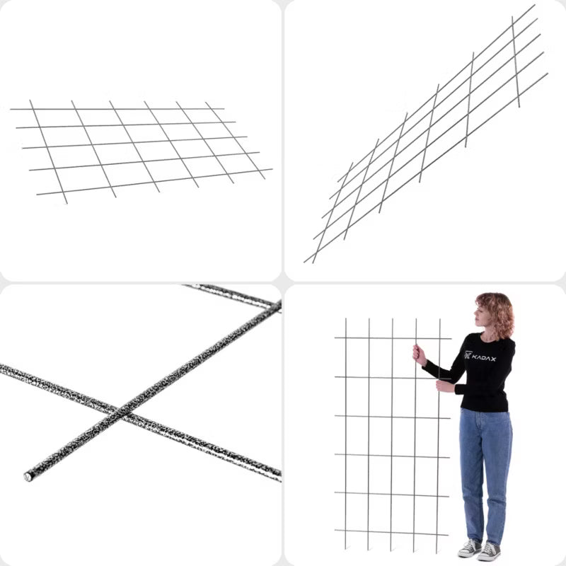Espalier til Klatreplanter 75x150 cm Stål