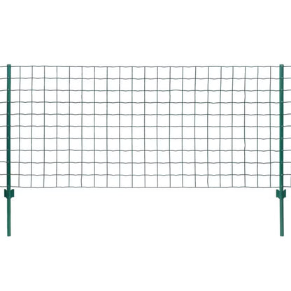 Eurohegn 20x0,8 m Stål med 11 Stolper