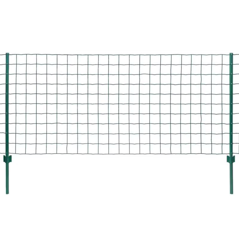 Eurohegn 20x1,5 m Stål PVC Grøn