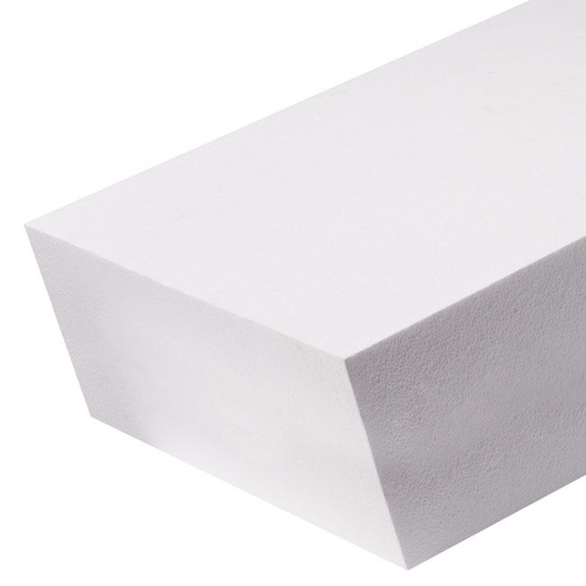 Facadeisolering Alfa 100x50 cm Hvid 1,5 m²