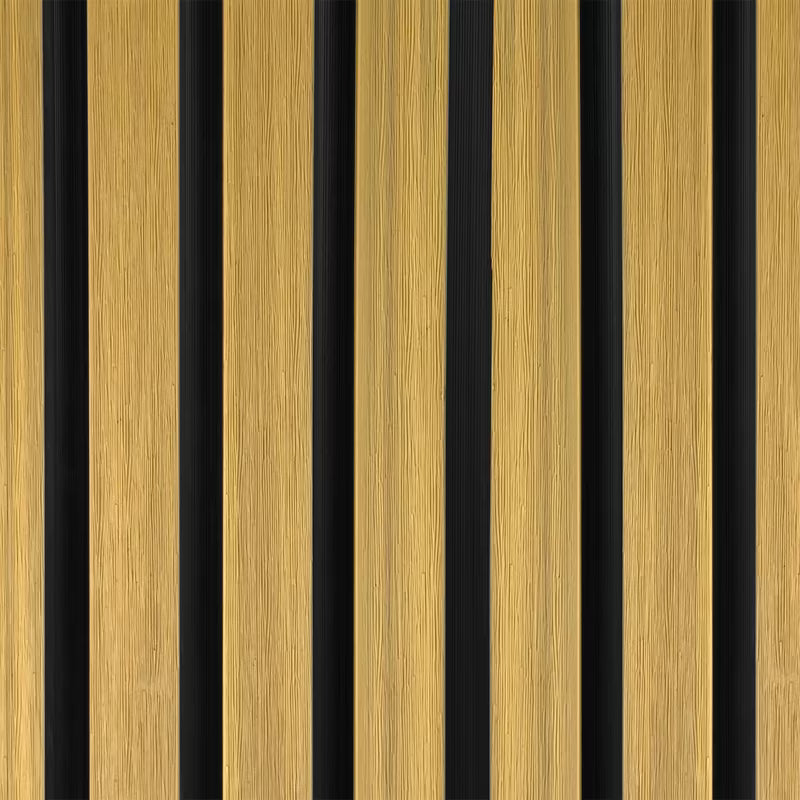 Facadepanel Komposit Trapez 2,9 m Lys Eg og Sort