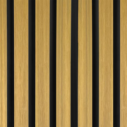 Facadepanel Komposit Trapez 2,9 m Lys Eg og Sort