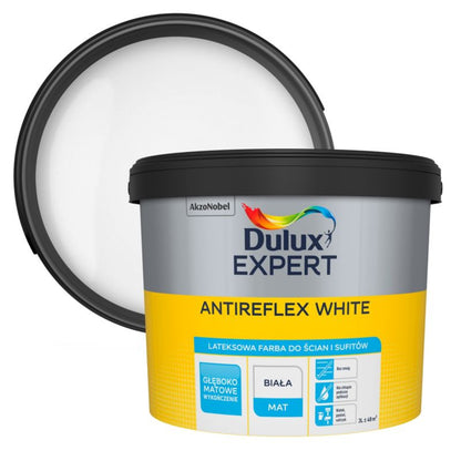 Dulux Expert antirefleks hvid, pletbestandig maling 3 l