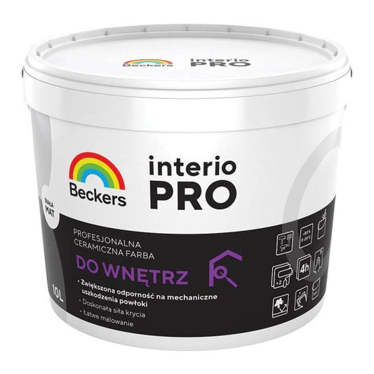 Beckers Interio Pro keramisk maling hvid 10 l