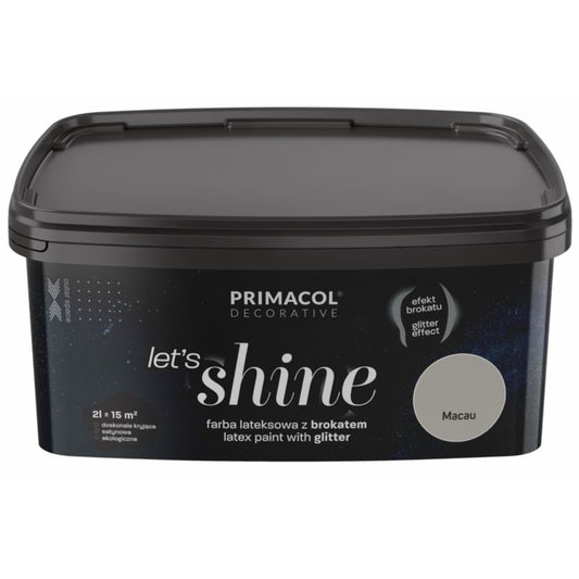 Primacol Let's Shine Makau dekorativ maling lys brun 2 l