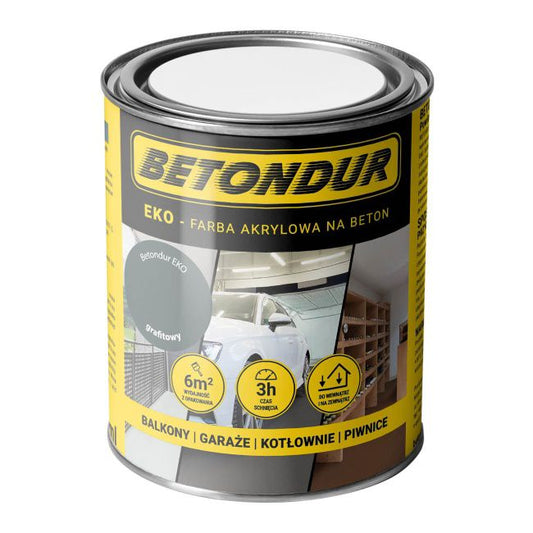 Betondur Eko grafitgrå betonmaling 0,75 l