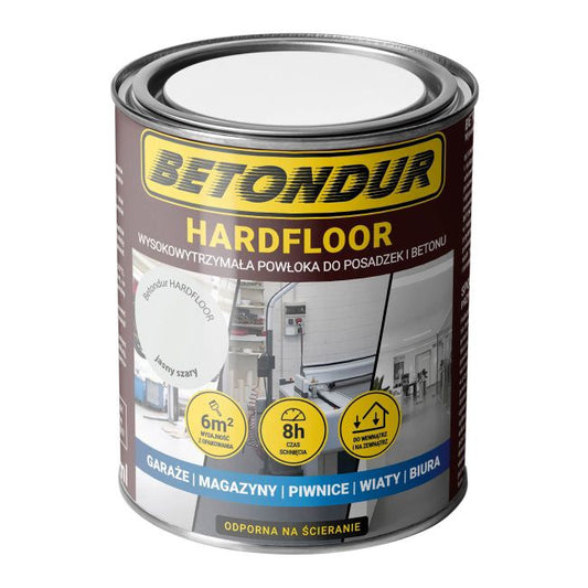 Betondur Hardfloor betonmaling lys grå 0,75 l