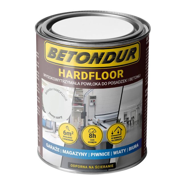 Betondur Hardfloor betonmaling lys grå 0,75 l