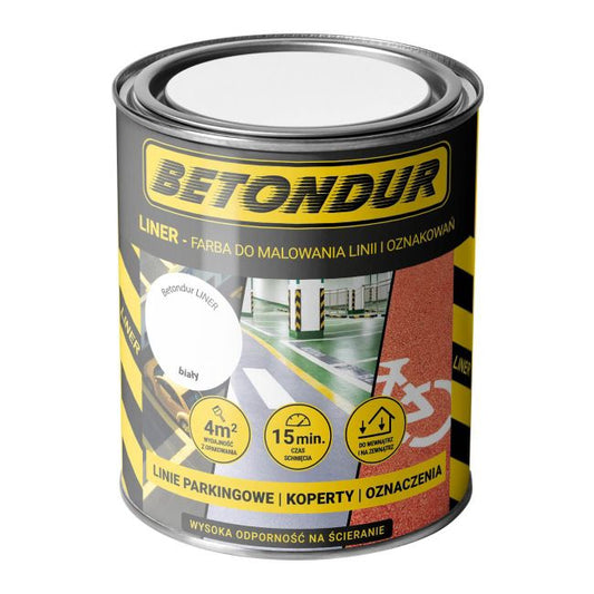 Betondur Liner betonmaling hvid 0,75 l