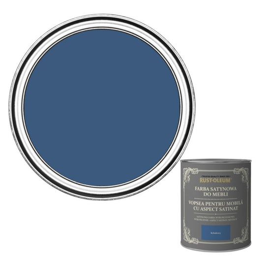 Rust-Oleum møbelmaling kobalt satin 0,125 l